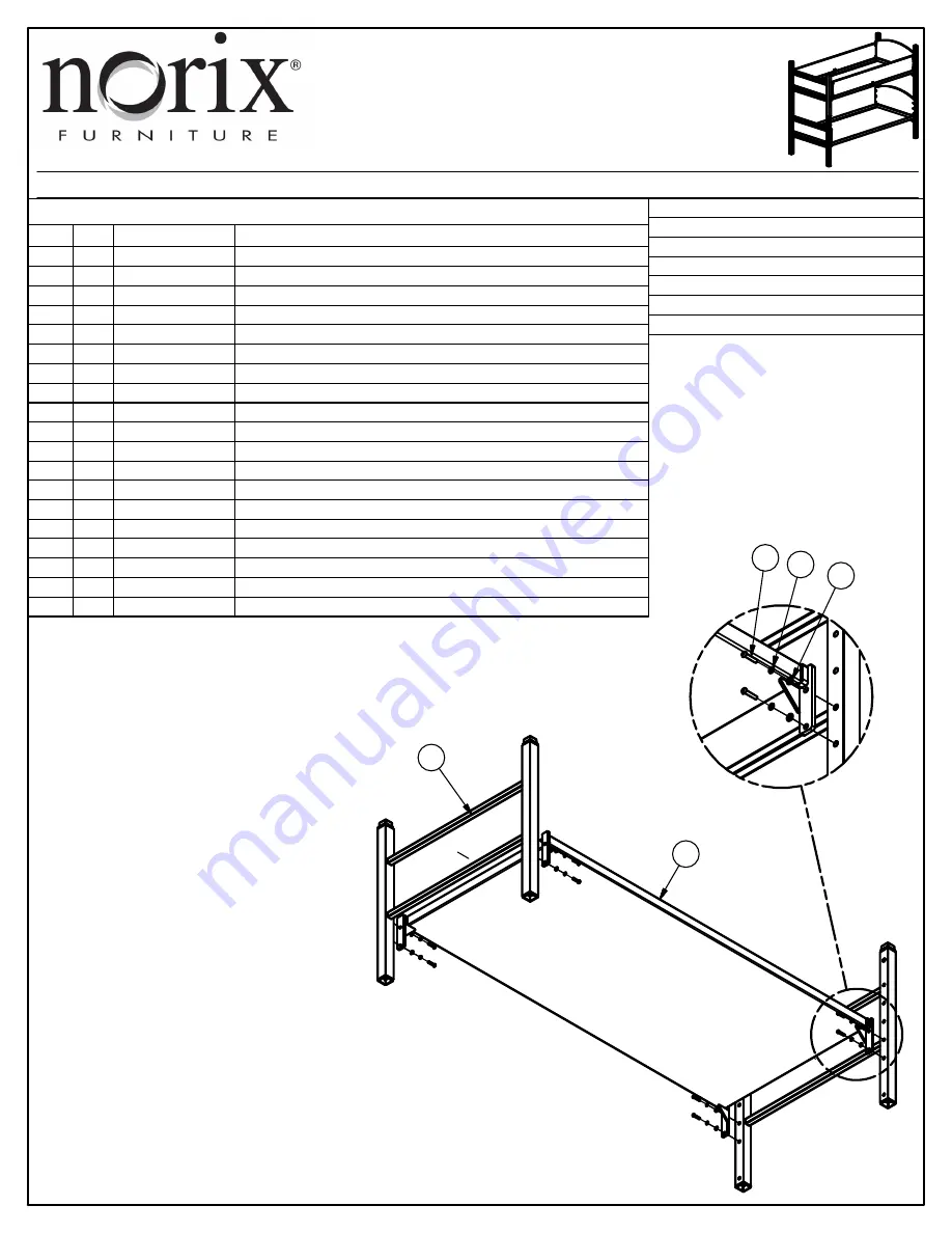 norix Titan TNT1620-0L T Series Assembly Instructions Download Page 1