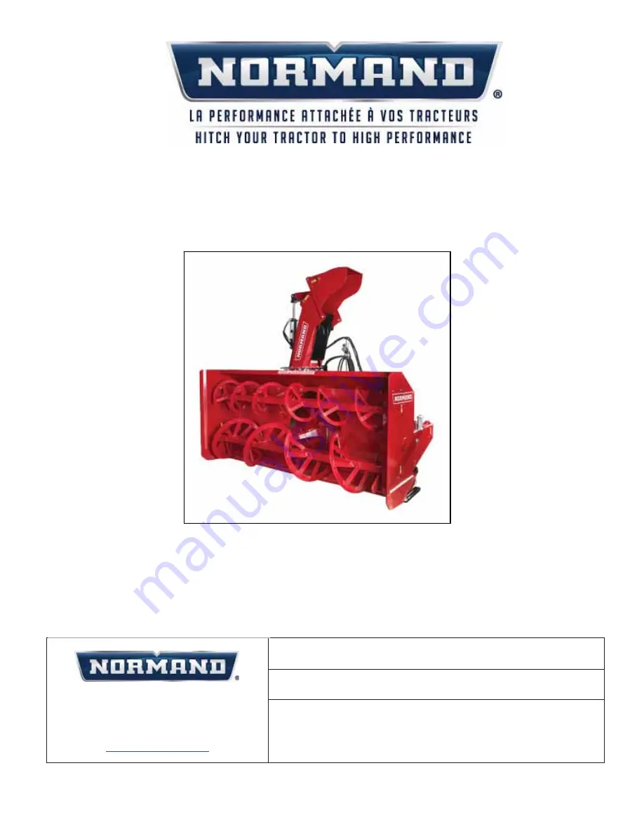 Normand N102-340H User Manual Download Page 1