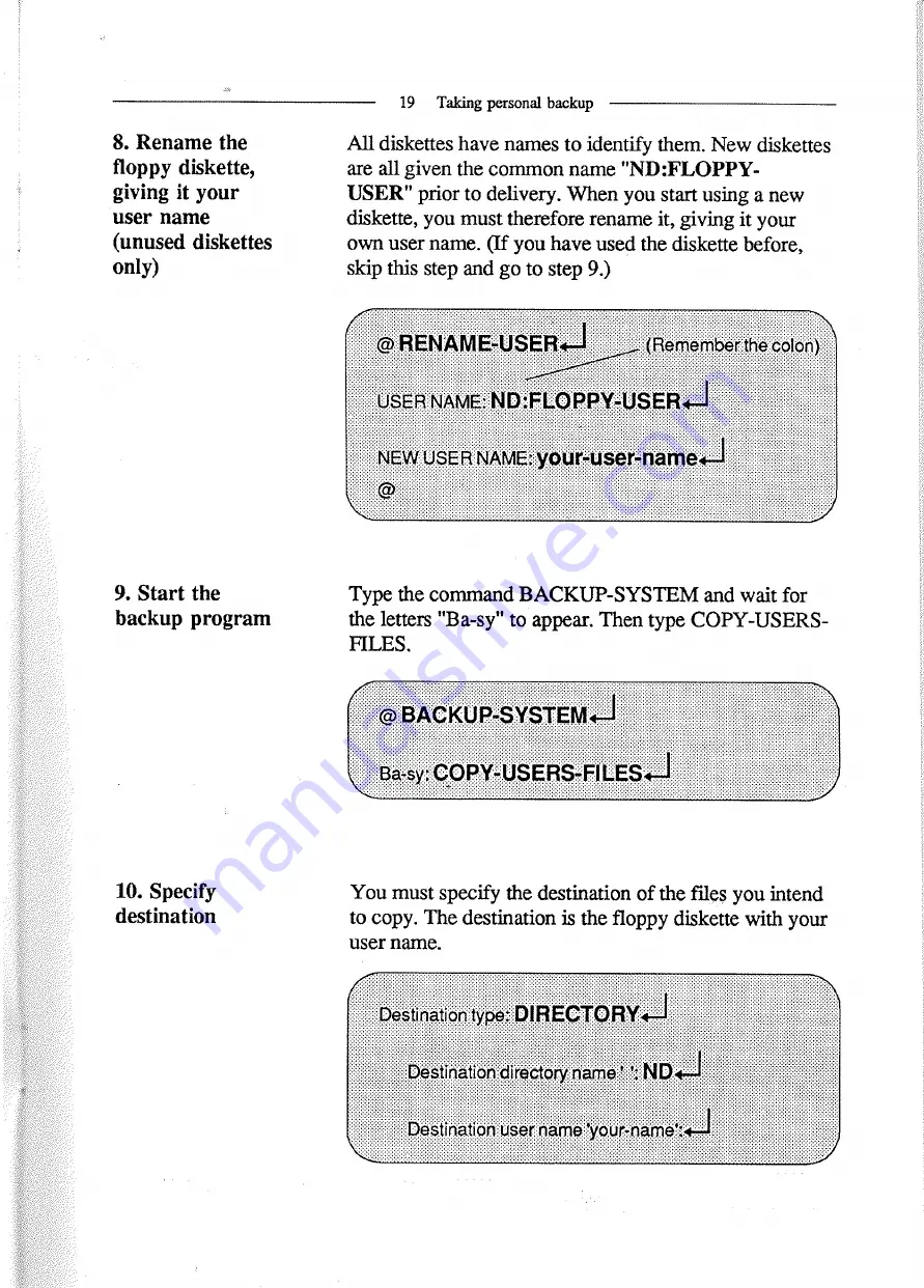 Norsk Data ND-110 COMPACT Operator'S Manual Download Page 22