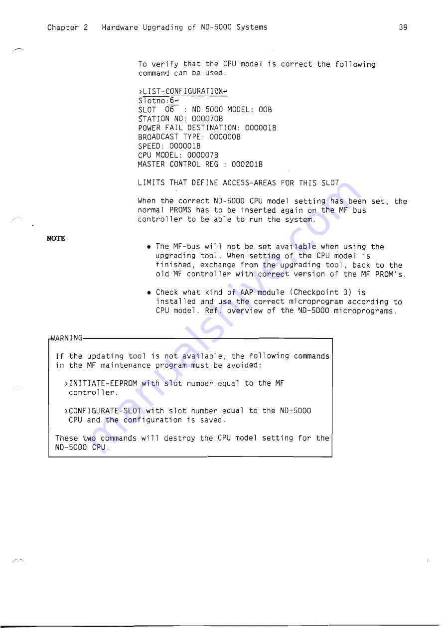 Norsk Data ND-5000 Series Hardware Maintenance Download Page 57