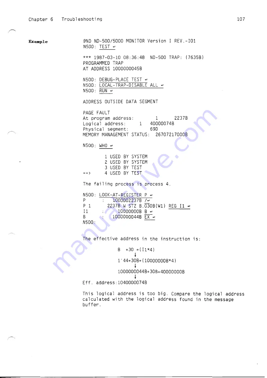 Norsk Data ND-5000 Series Hardware Maintenance Download Page 125