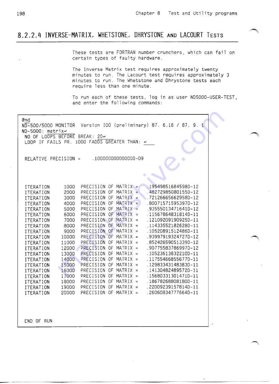 Norsk Data ND-5000 Series Hardware Maintenance Download Page 216