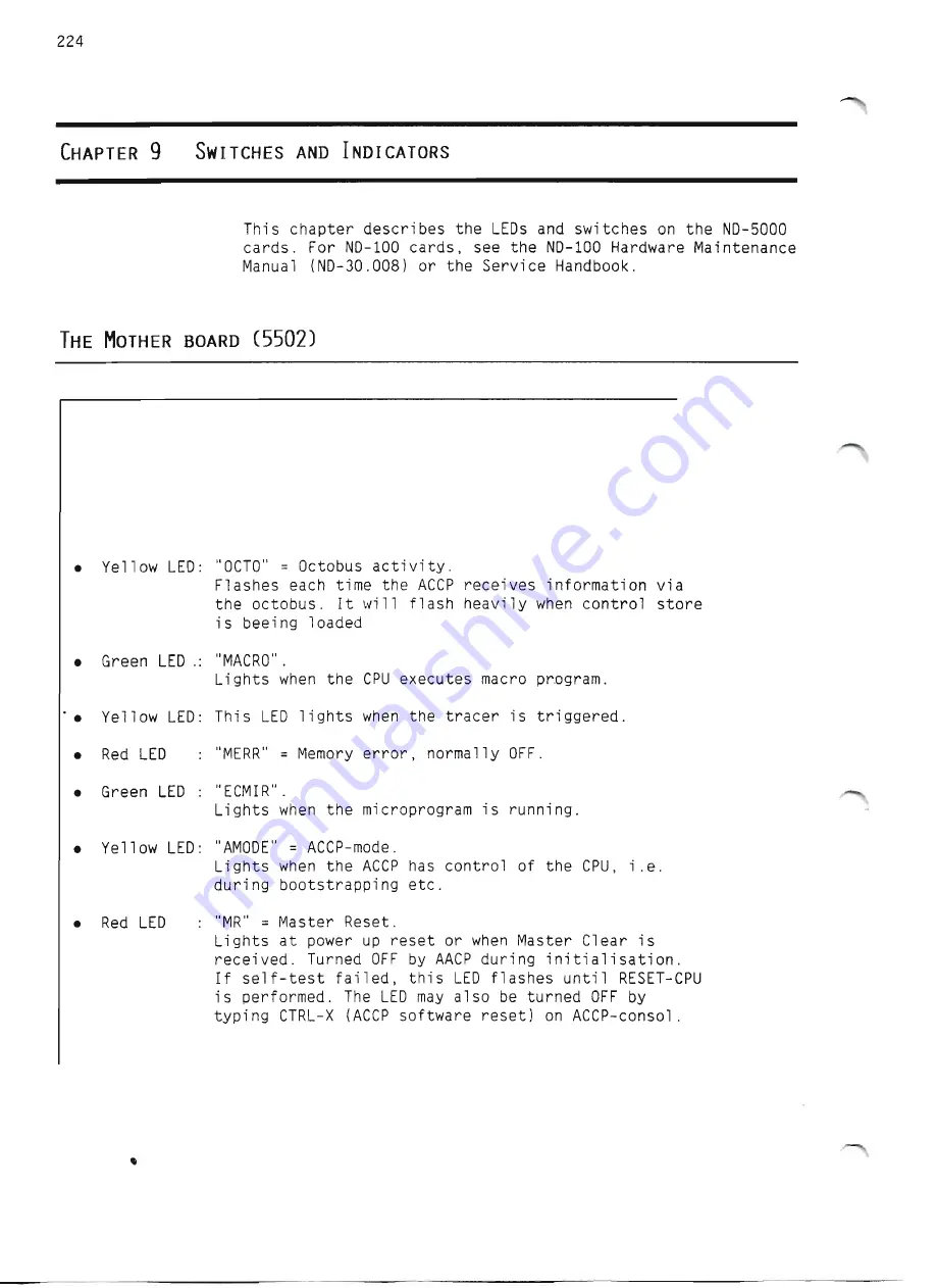 Norsk Data ND-5000 Series Hardware Maintenance Download Page 242