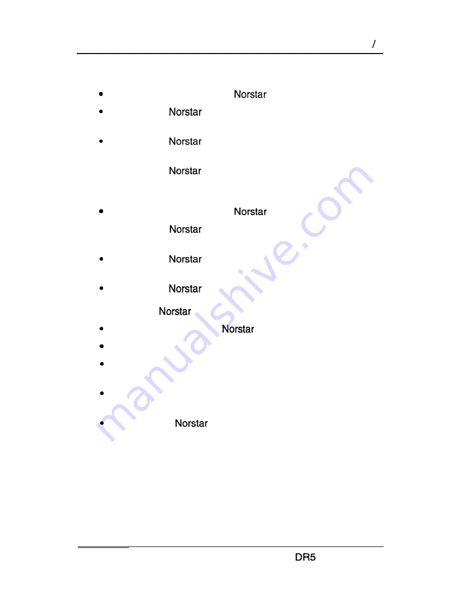 Norstar DR5 Скачать руководство пользователя страница 9