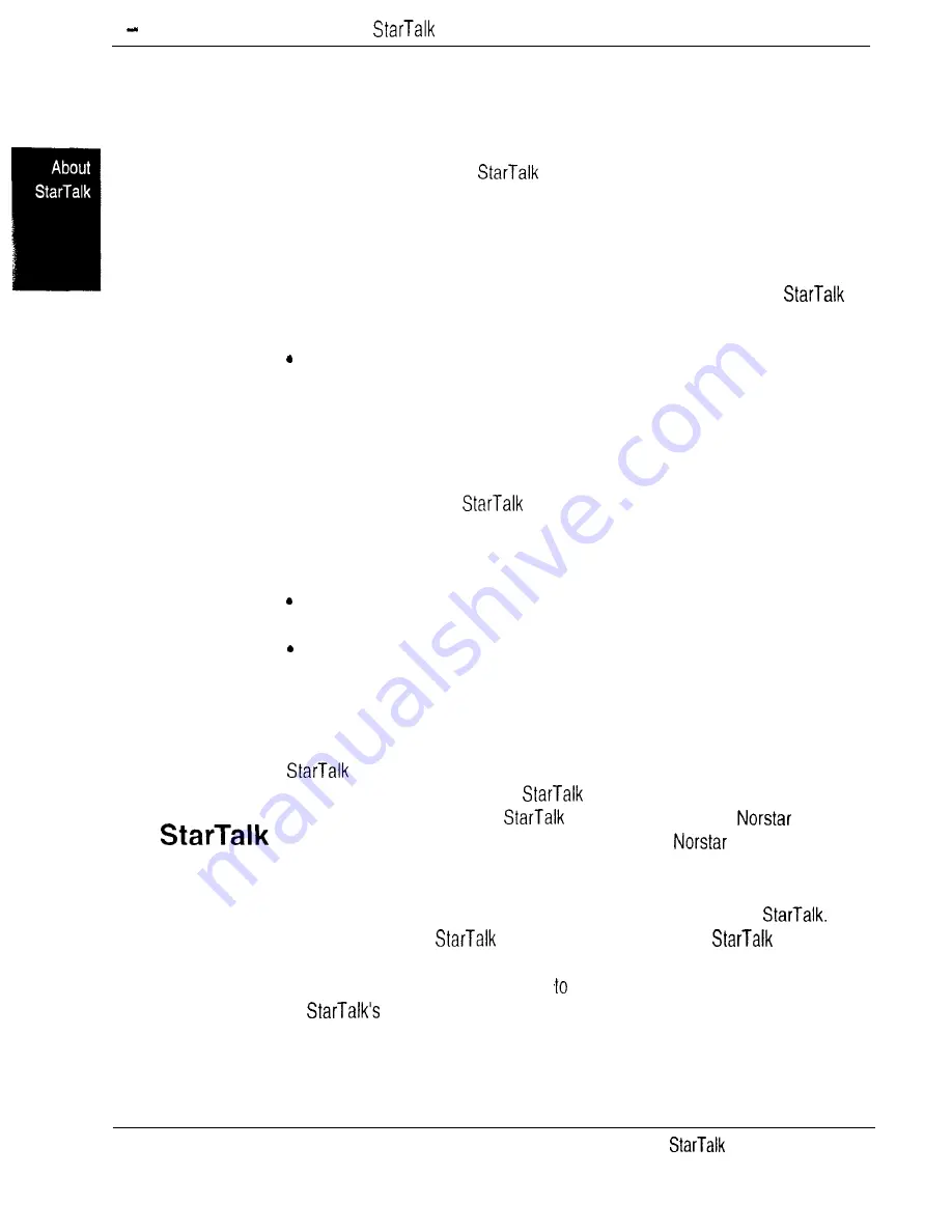 Norstar StarTalk Mini Installation Manual Download Page 44