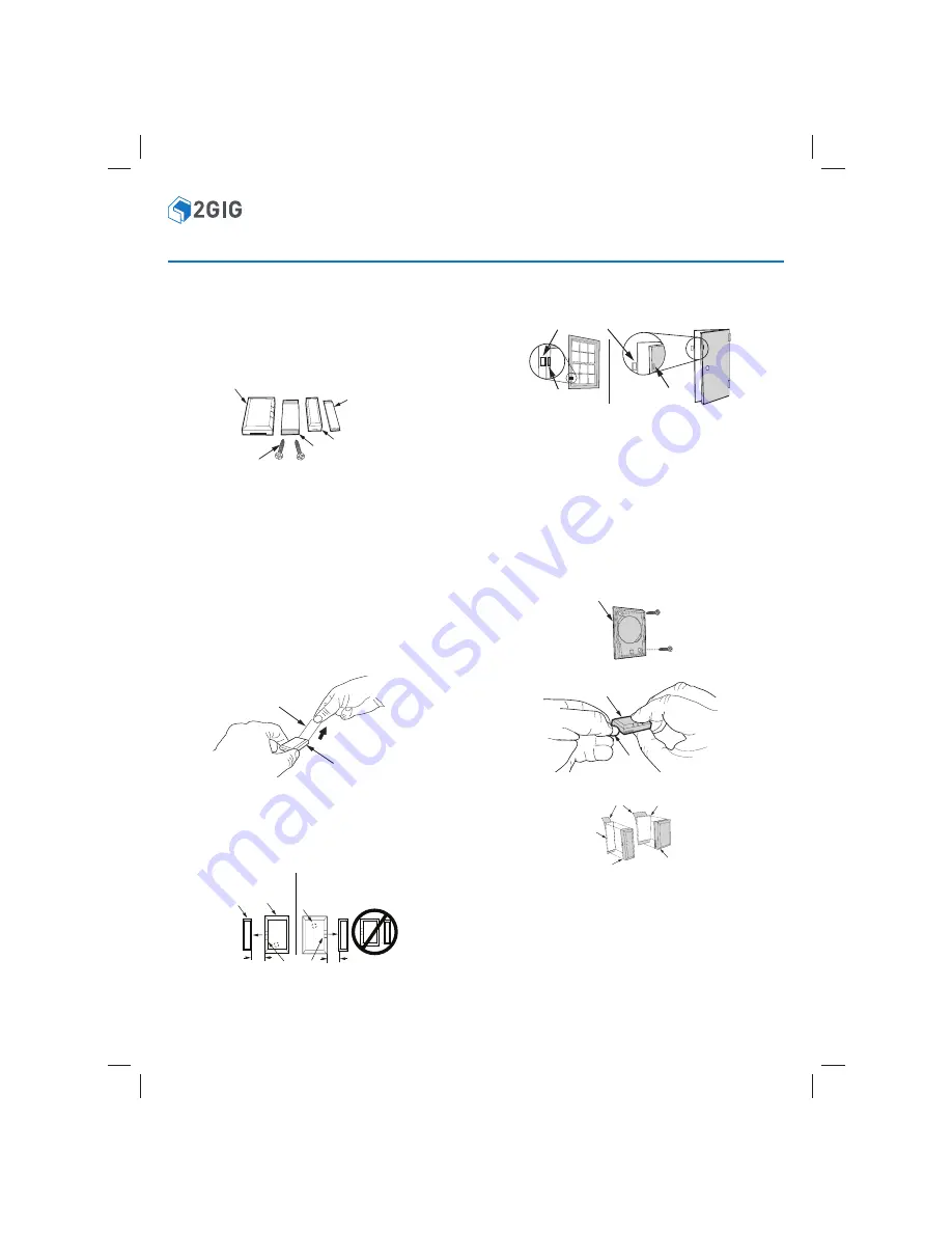 Nortek 2GIG-DW40-345 Скачать руководство пользователя страница 1