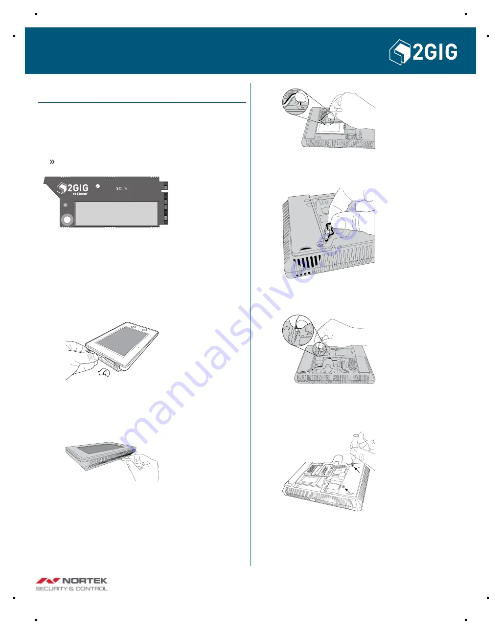 Nortek 2GIG-ZWM-500 Скачать руководство пользователя страница 1