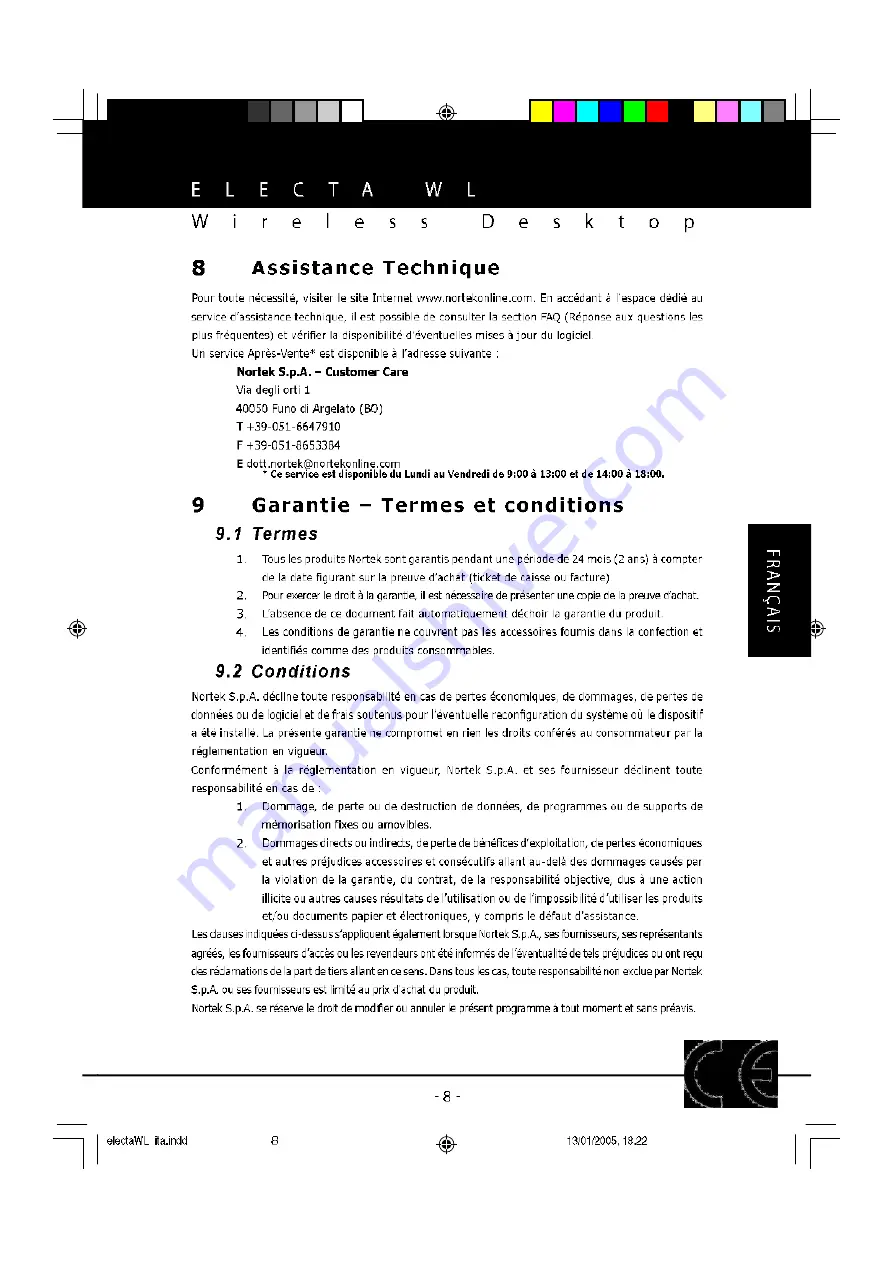 Nortek Concepto Electa WL User Manual Download Page 25