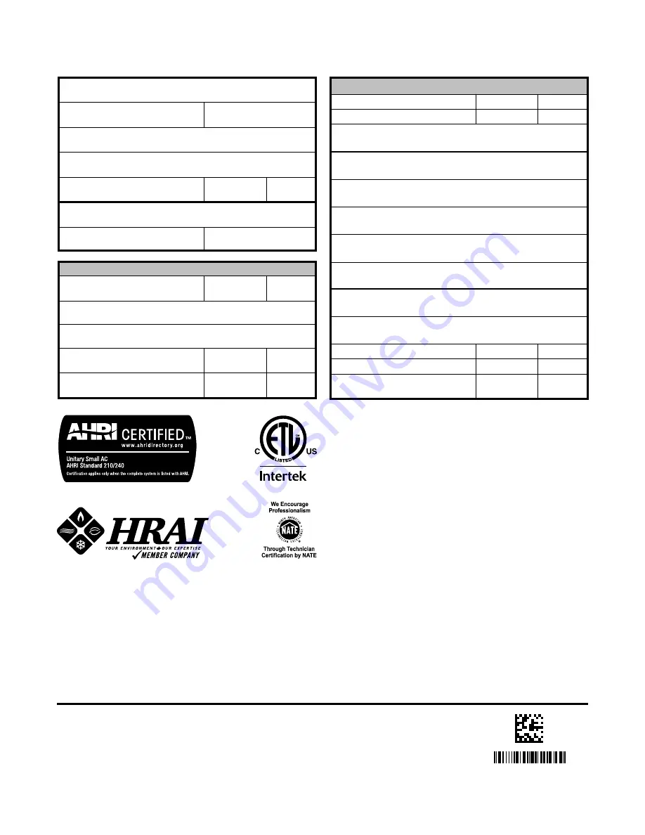 Nortek FS4BF Installation Instructions Manual Download Page 20