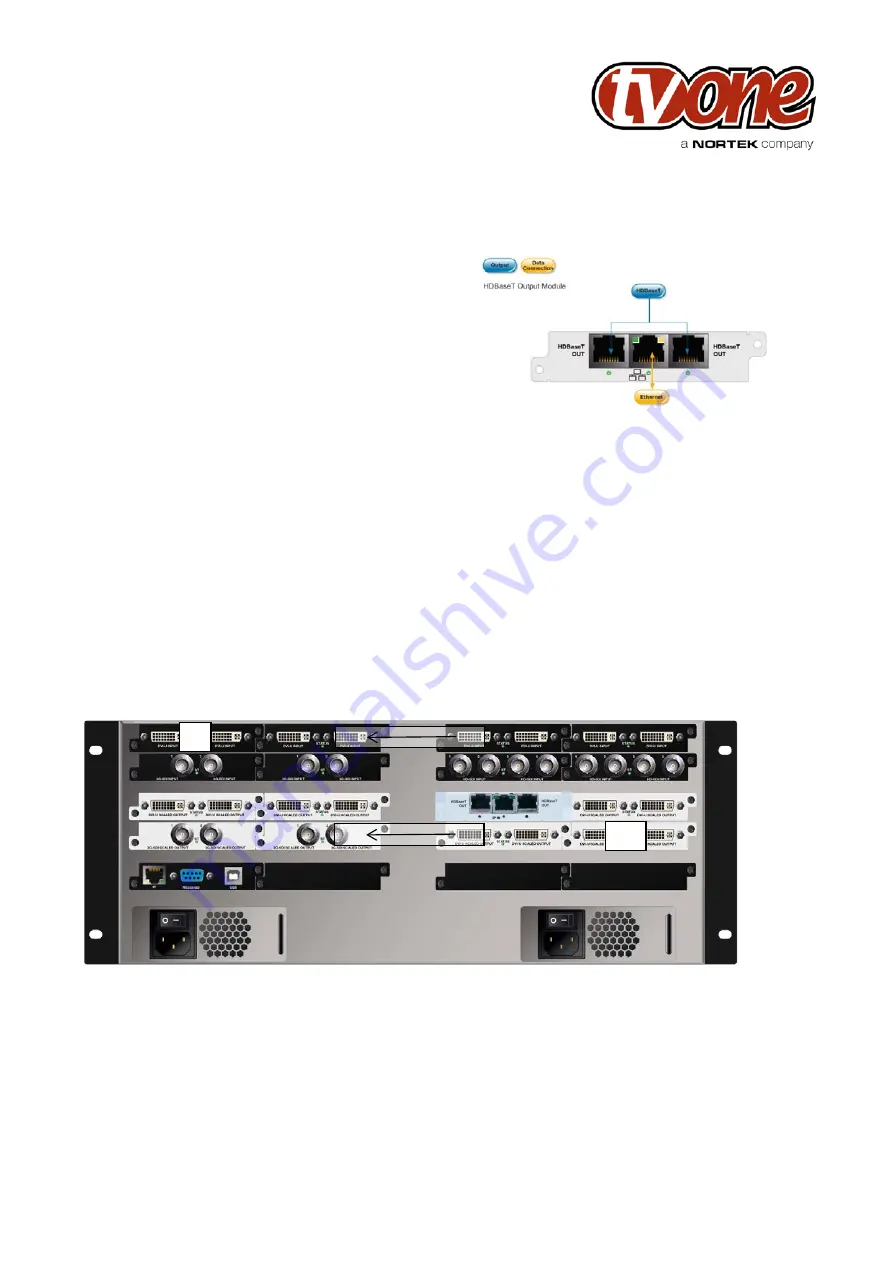 Nortek tvone CM-HDBT-2OUT-1ETH Скачать руководство пользователя страница 1