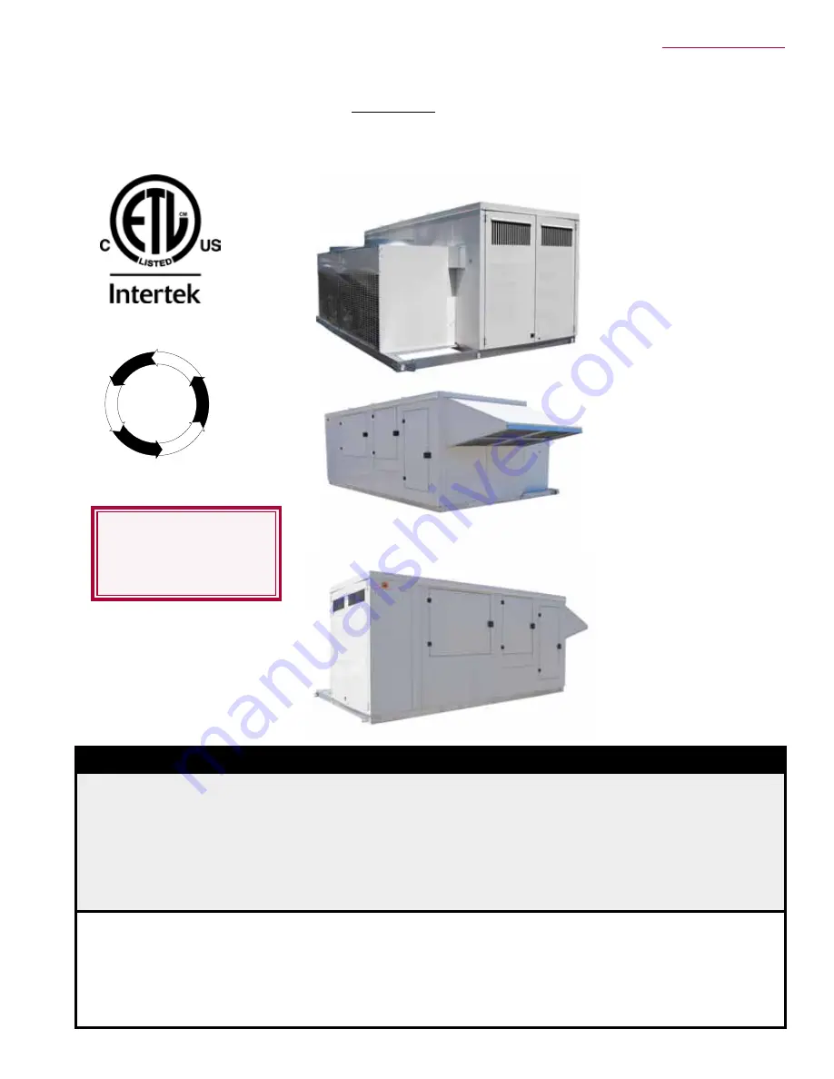 Nortek YDHA Operation And Maintenance Download Page 1