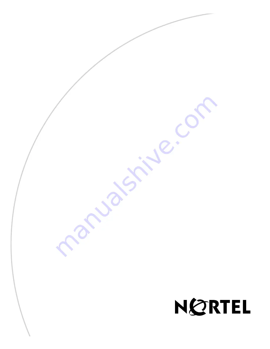 Nortel Application Switch Installation Manual Download Page 1