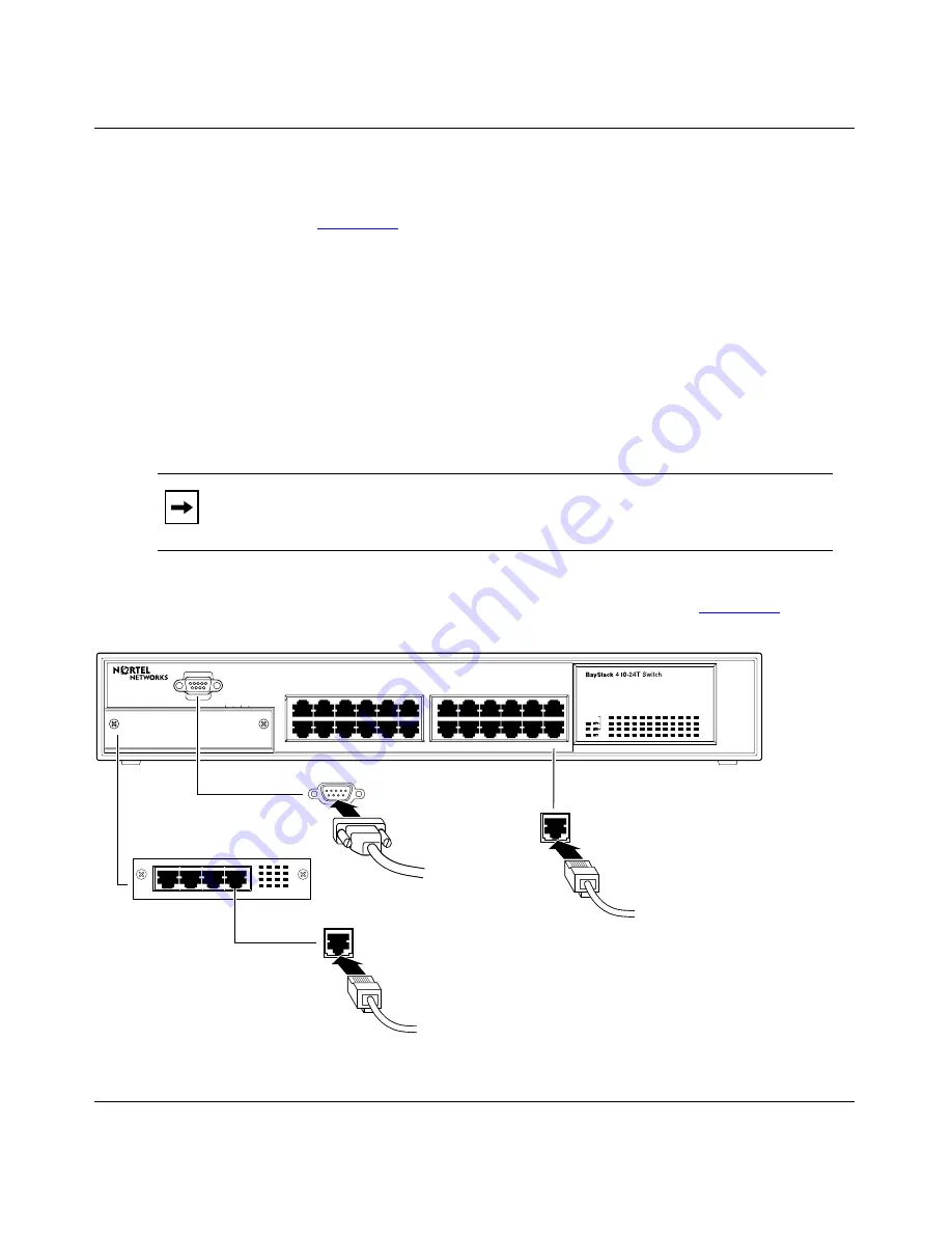 Nortel BayStack 410 24T Using Manual Download Page 122