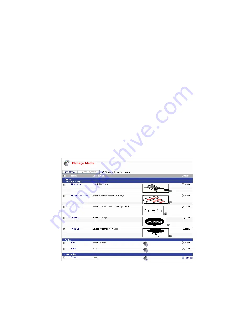 Nortel Broadcast Server User Manual Download Page 43