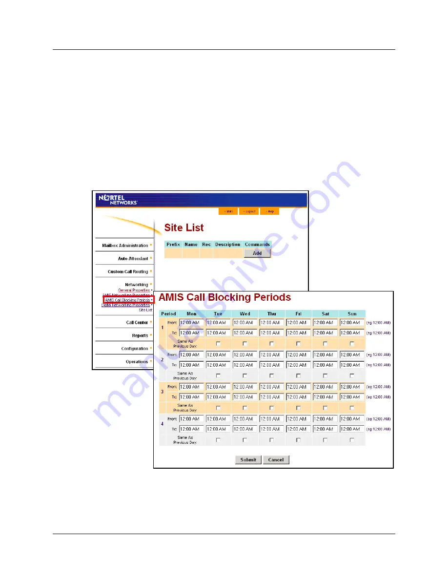 Nortel CallPilot 100 Set Up And Operation Manual Download Page 28