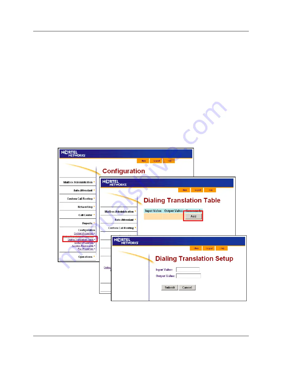 Nortel CallPilot 100 Set Up And Operation Manual Download Page 35