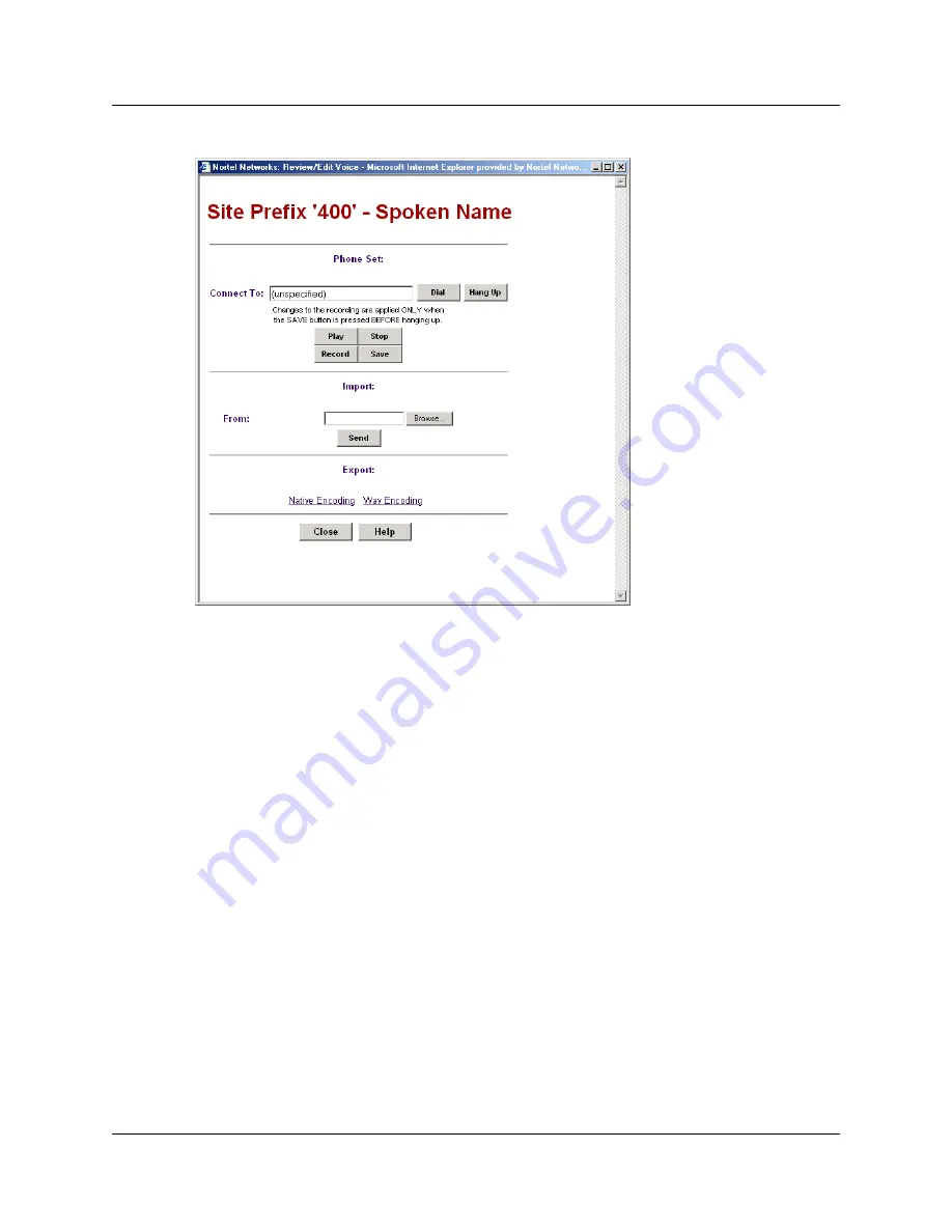 Nortel CallPilot 100 Set Up And Operation Manual Download Page 50