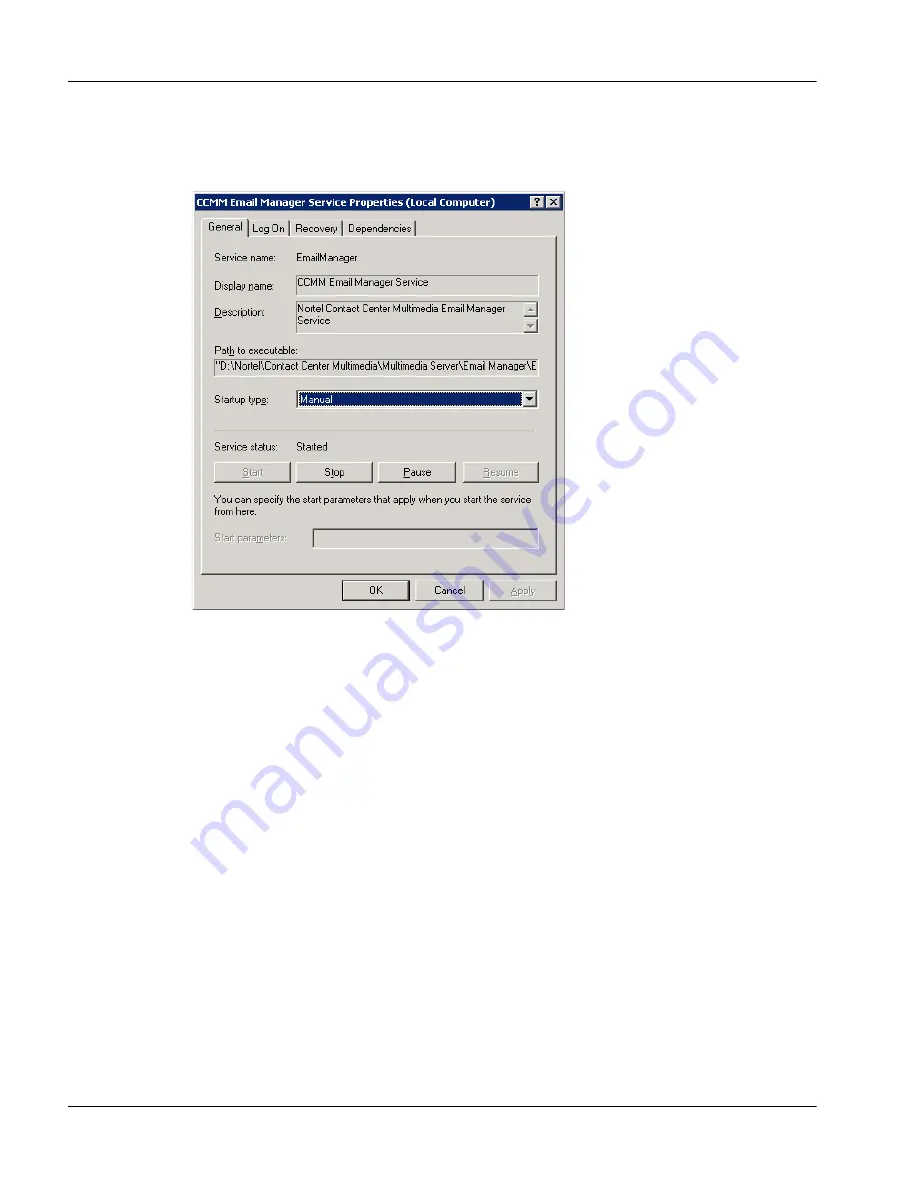 Nortel Contact Center Manager Installation And Maintenance Manual Download Page 1016