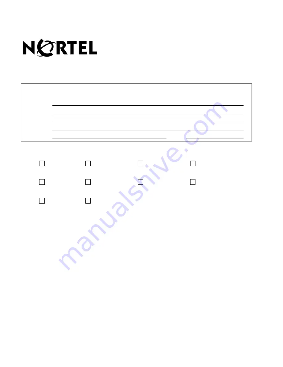 Nortel LinkPlexer Installation And Configuration Manual Download Page 193