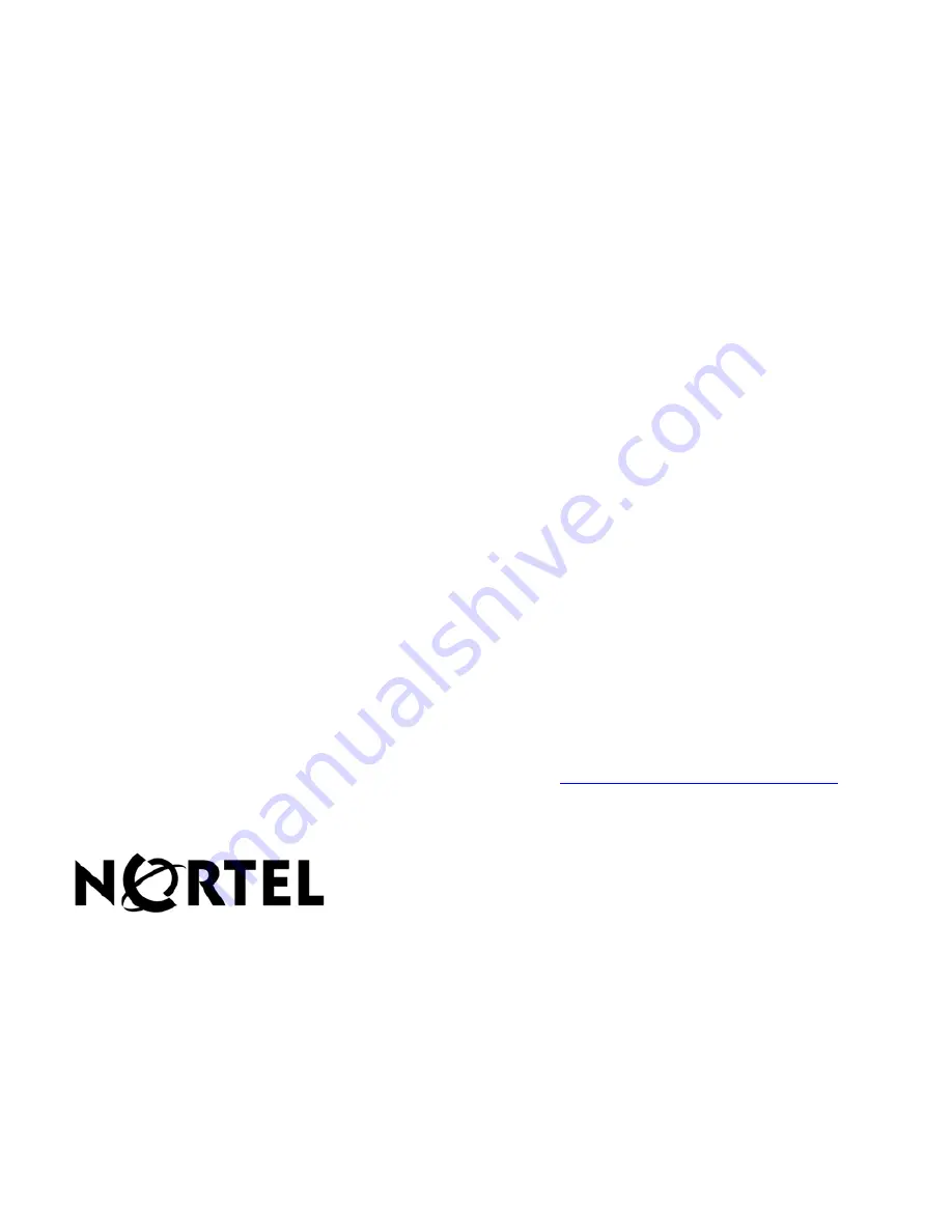 Nortel LinkPlexer Installation And Configuration Manual Download Page 196