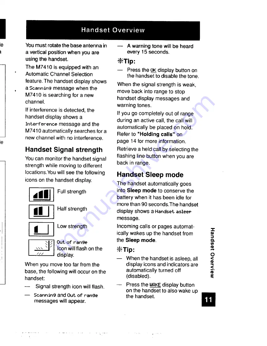 Nortel M7410 Скачать руководство пользователя страница 15