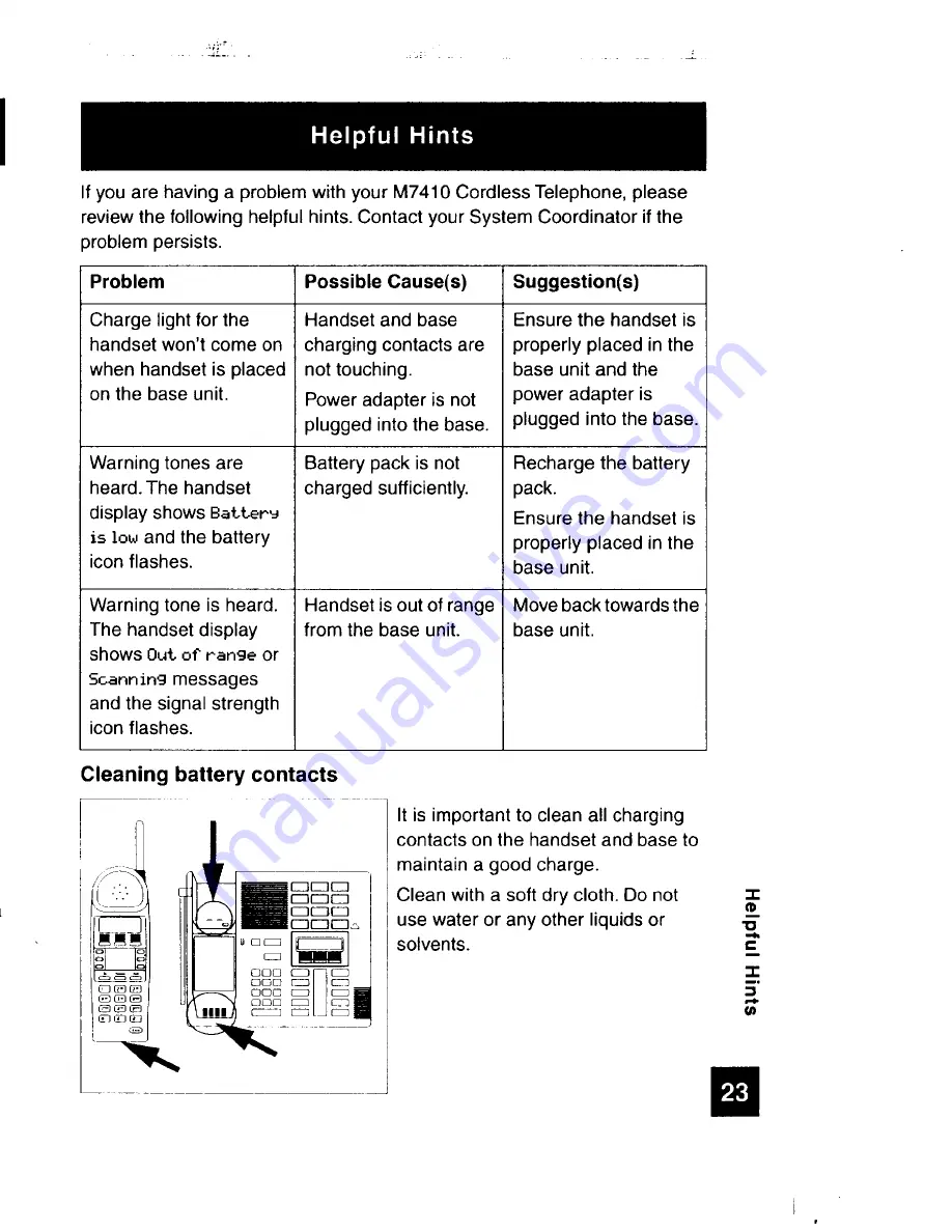 Nortel M7410 User Manual Download Page 27