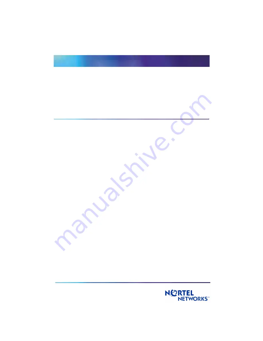 Nortel Meridian M3900 Reference Manual Download Page 1