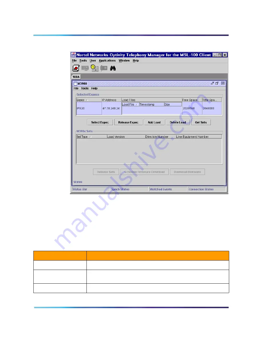 Nortel Meridian M3900 Reference Manual Download Page 108