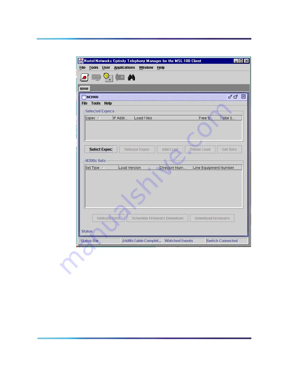 Nortel Meridian M3900 Reference Manual Download Page 112