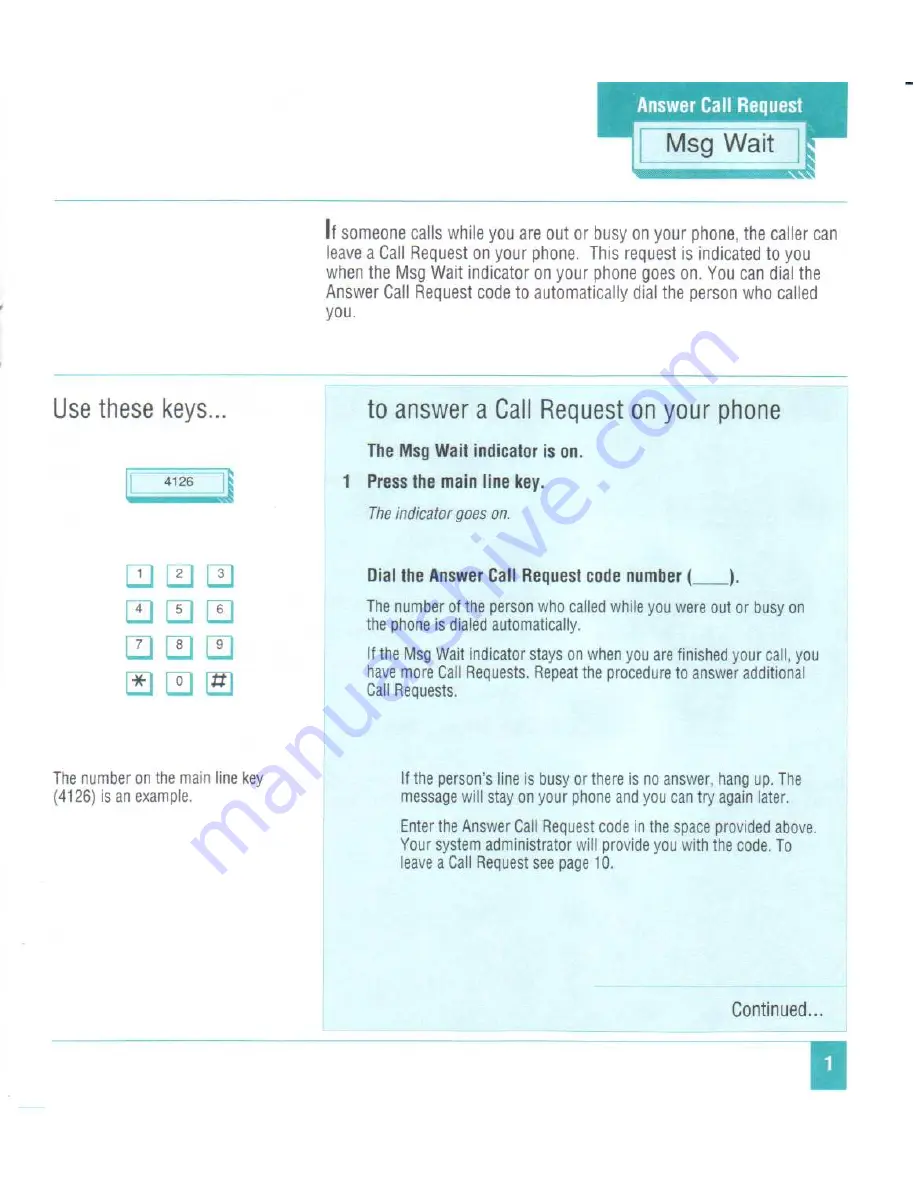 Nortel Meridian M5112 User Manual Download Page 8