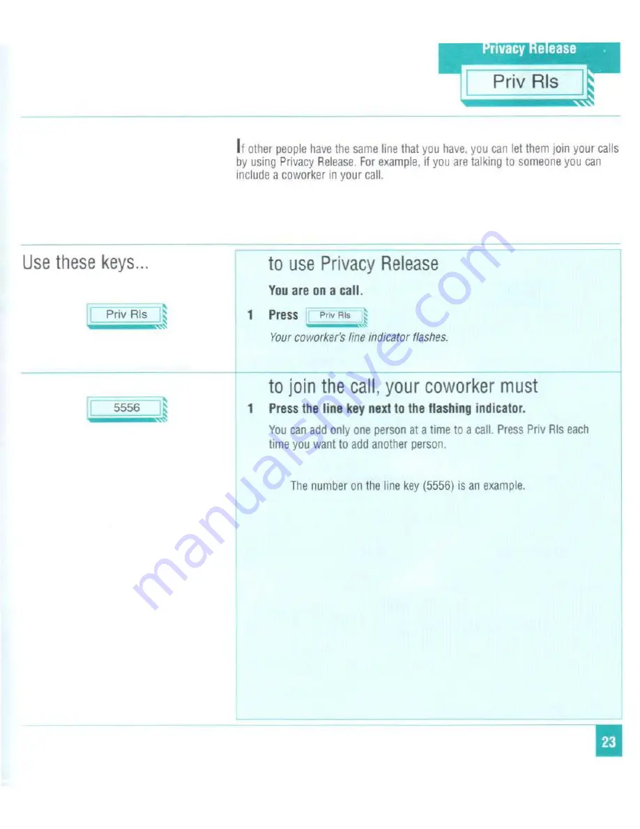 Nortel Meridian M5312 User Manual Download Page 31