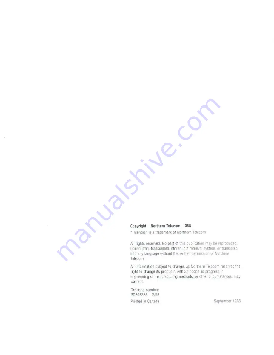 Nortel Meridian M5312 User Manual Download Page 39