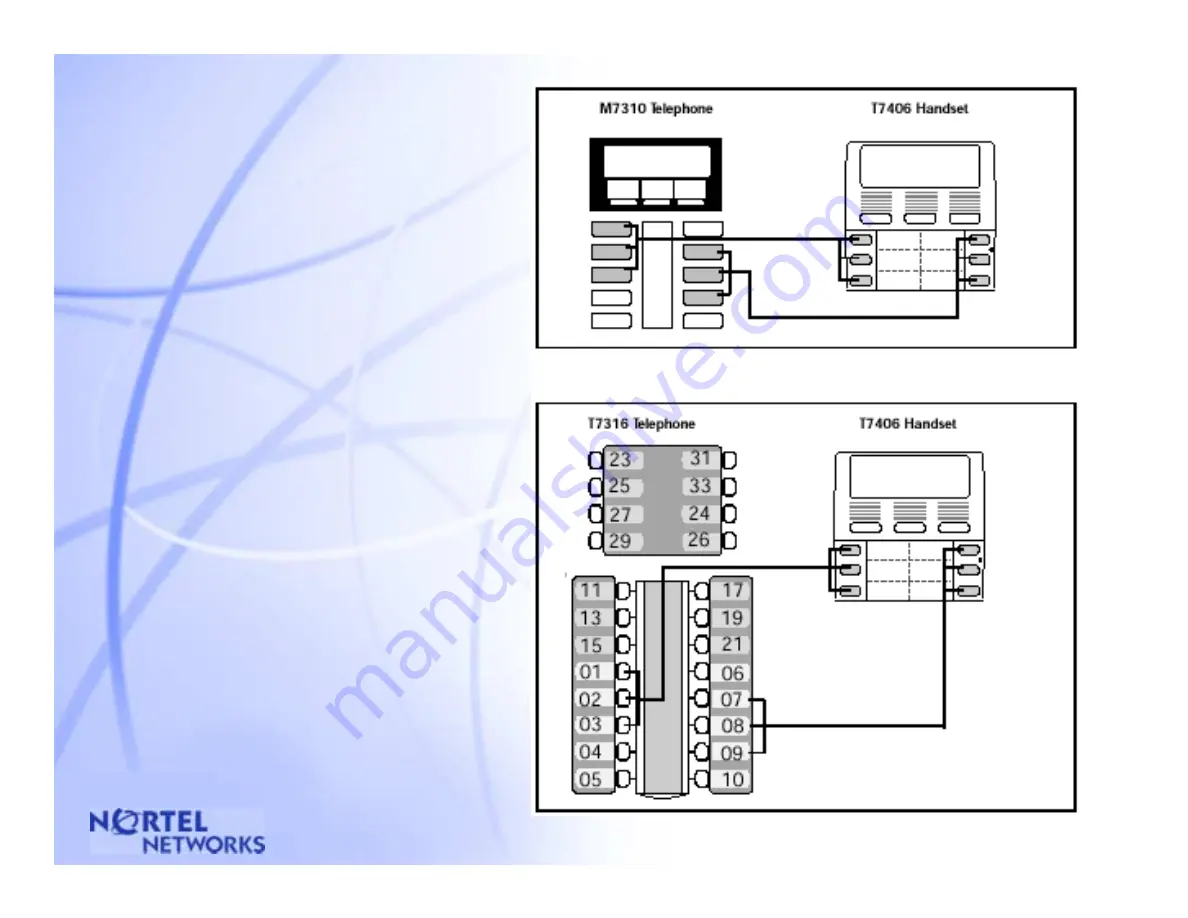 Nortel T7406 Phone Скачать руководство пользователя страница 13