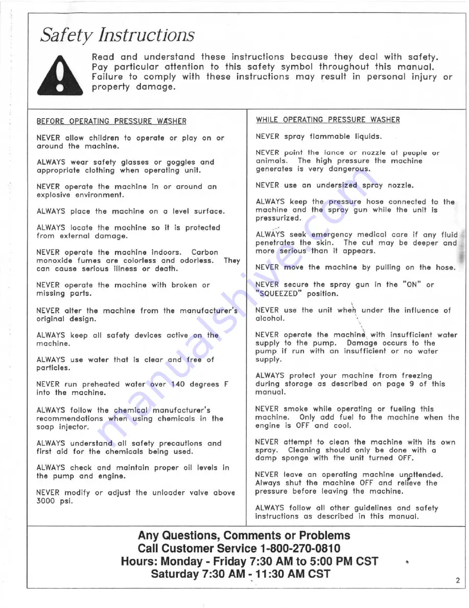 North Star 1567011 Manual Download Page 3