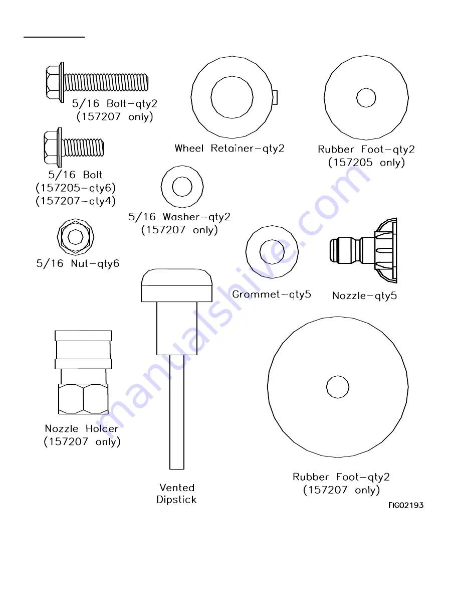 North Star M157206S Installation, Operation And Maintenance Manual Download Page 5