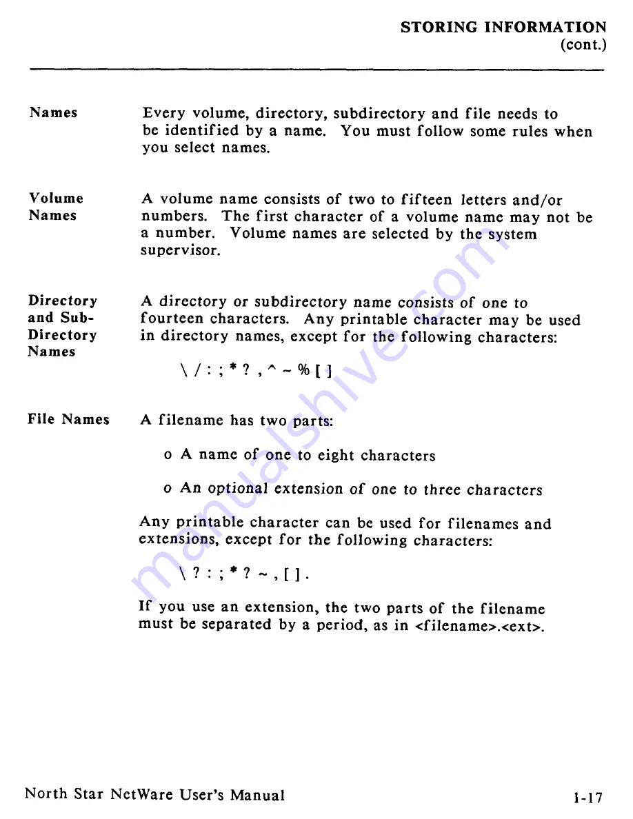 North Star Netware User Manual Download Page 35