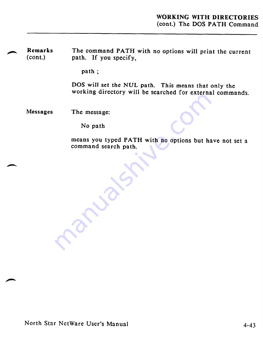 North Star Netware User Manual Download Page 155