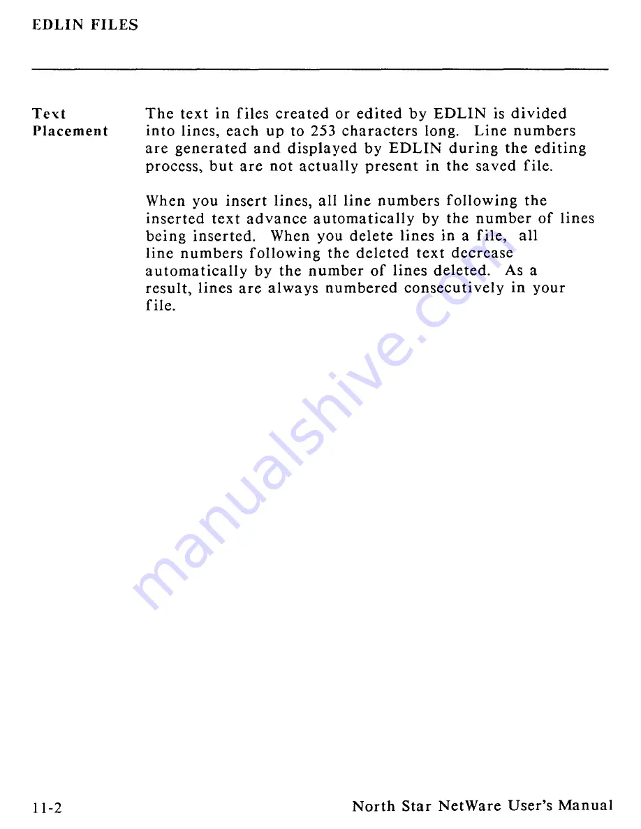 North Star Netware User Manual Download Page 302