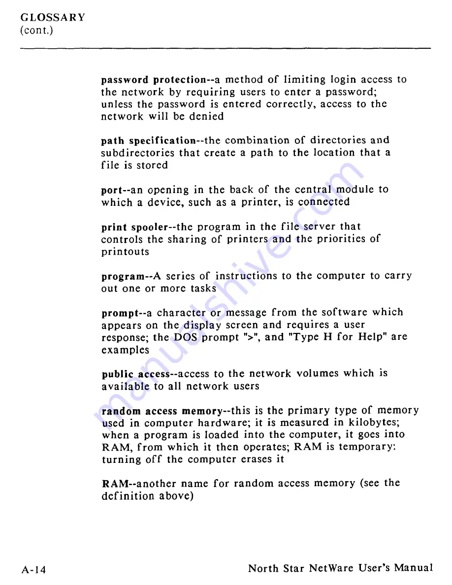 North Star Netware User Manual Download Page 440