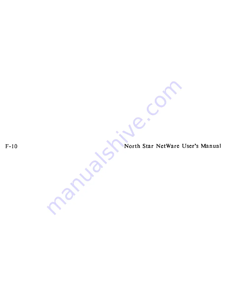 North Star Netware User Manual Download Page 474