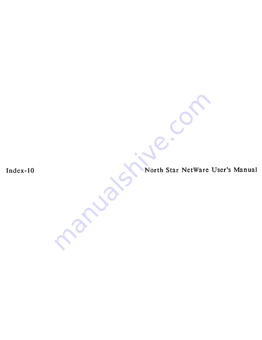 North Star Netware User Manual Download Page 484