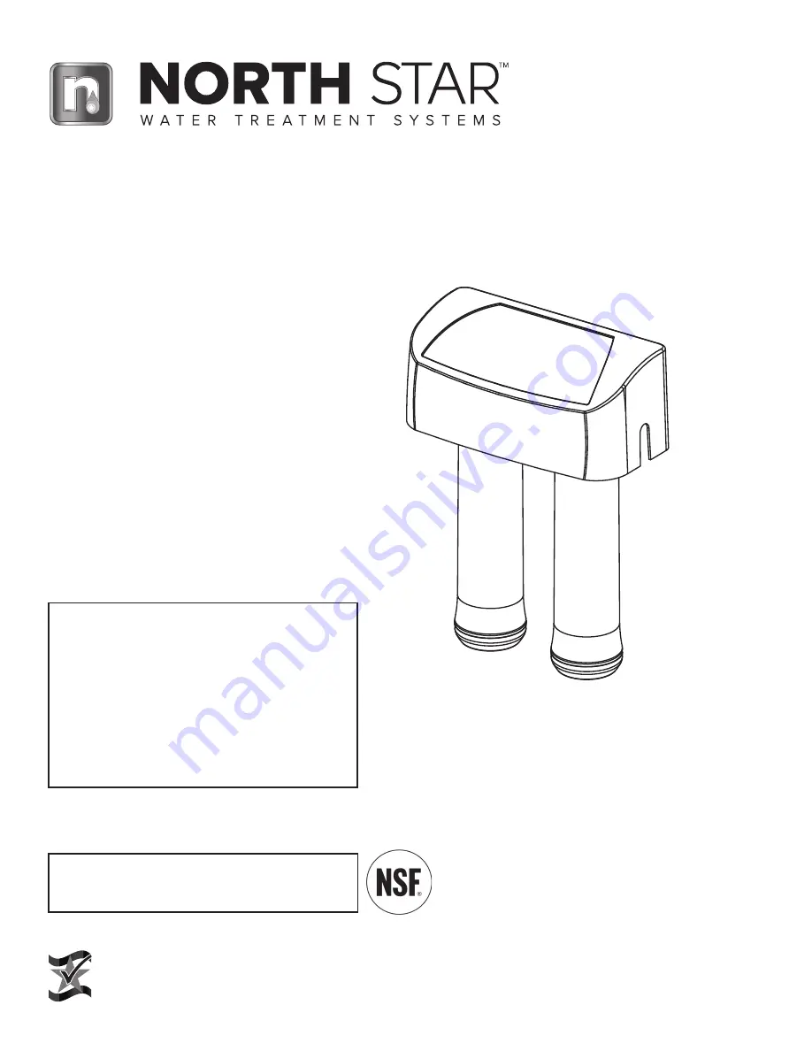 North Star NSDW500 Installation And Operation Manual Download Page 1