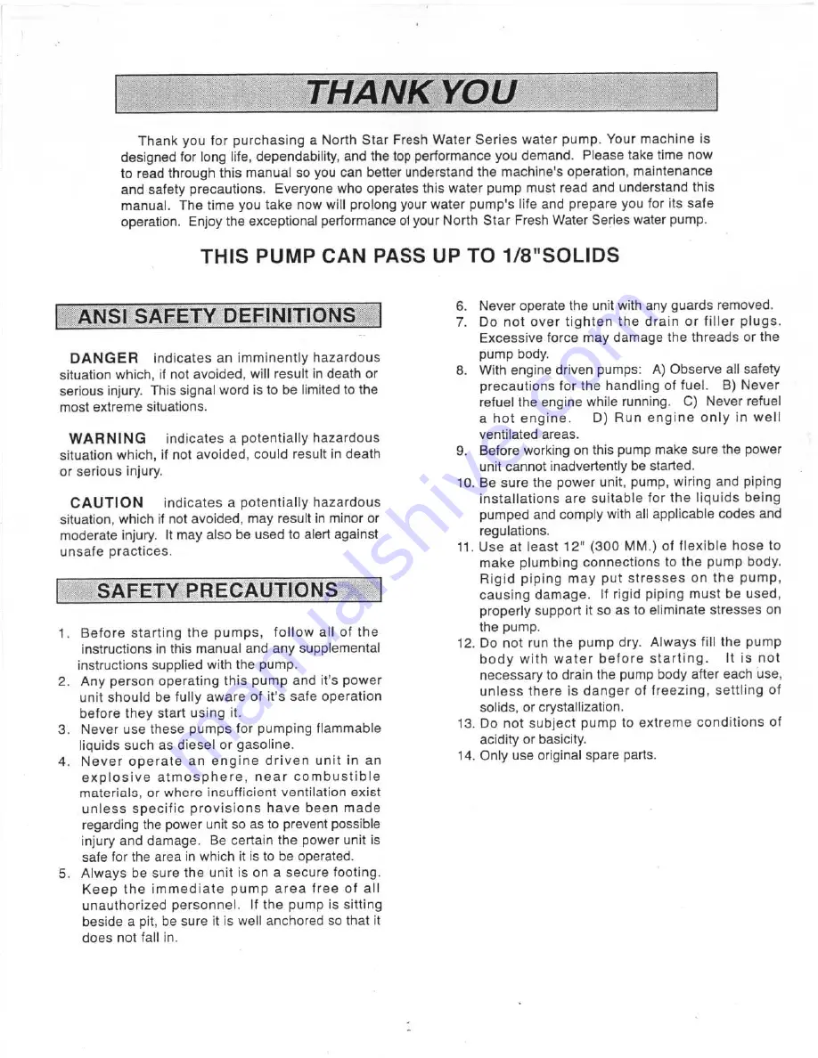 North Star S 10633 Owner'S Manual Download Page 2