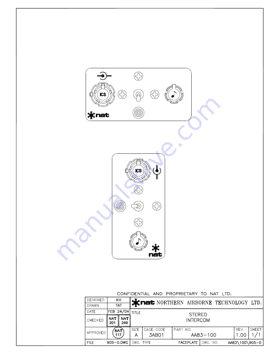 Northern Airborne Technology InterMUSIC AA83-100 Installation And Operation Manual Download Page 18