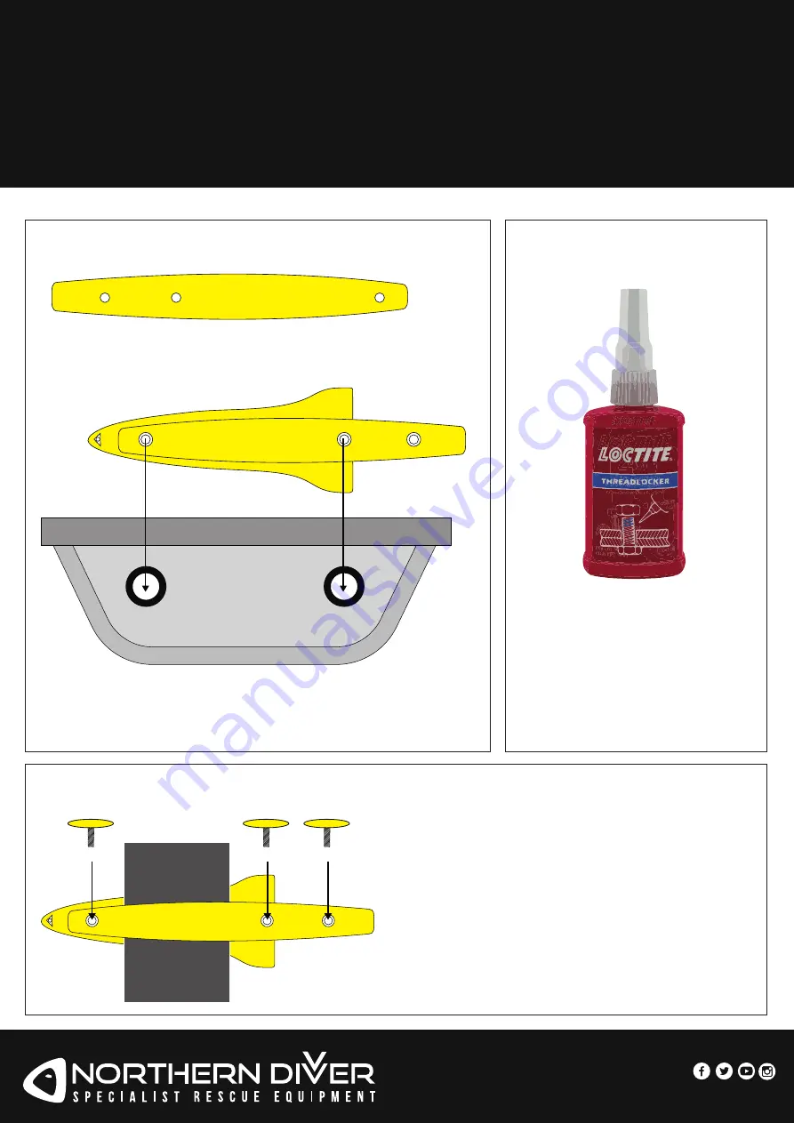 Northern Diver SRE SQUEEZE LOCK KNIFE User Manual Download Page 2