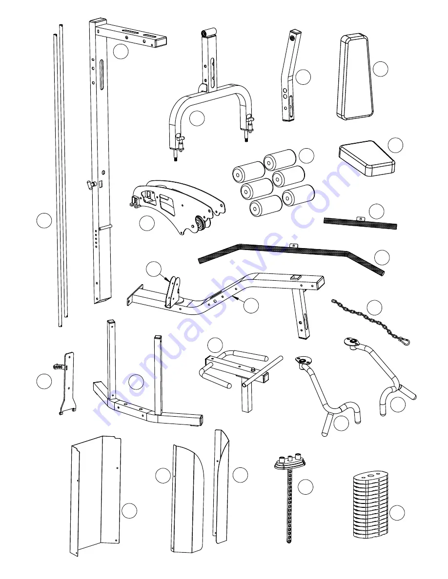 Northern Lights BLACKCOMB HOME GYM Assembly Instructions Manual Download Page 3