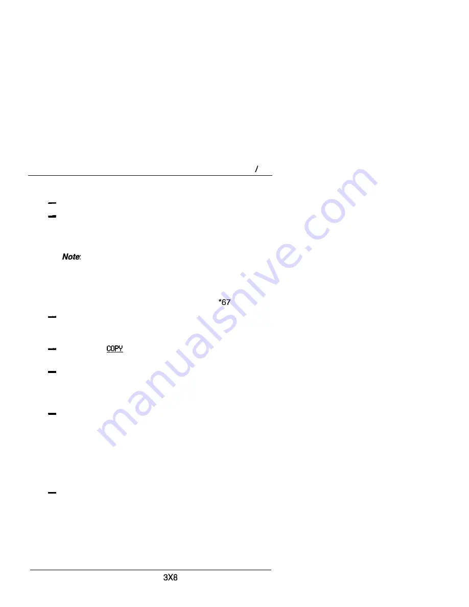 Northern Telecom 3X8 Owner'S Handbook Manual Download Page 46