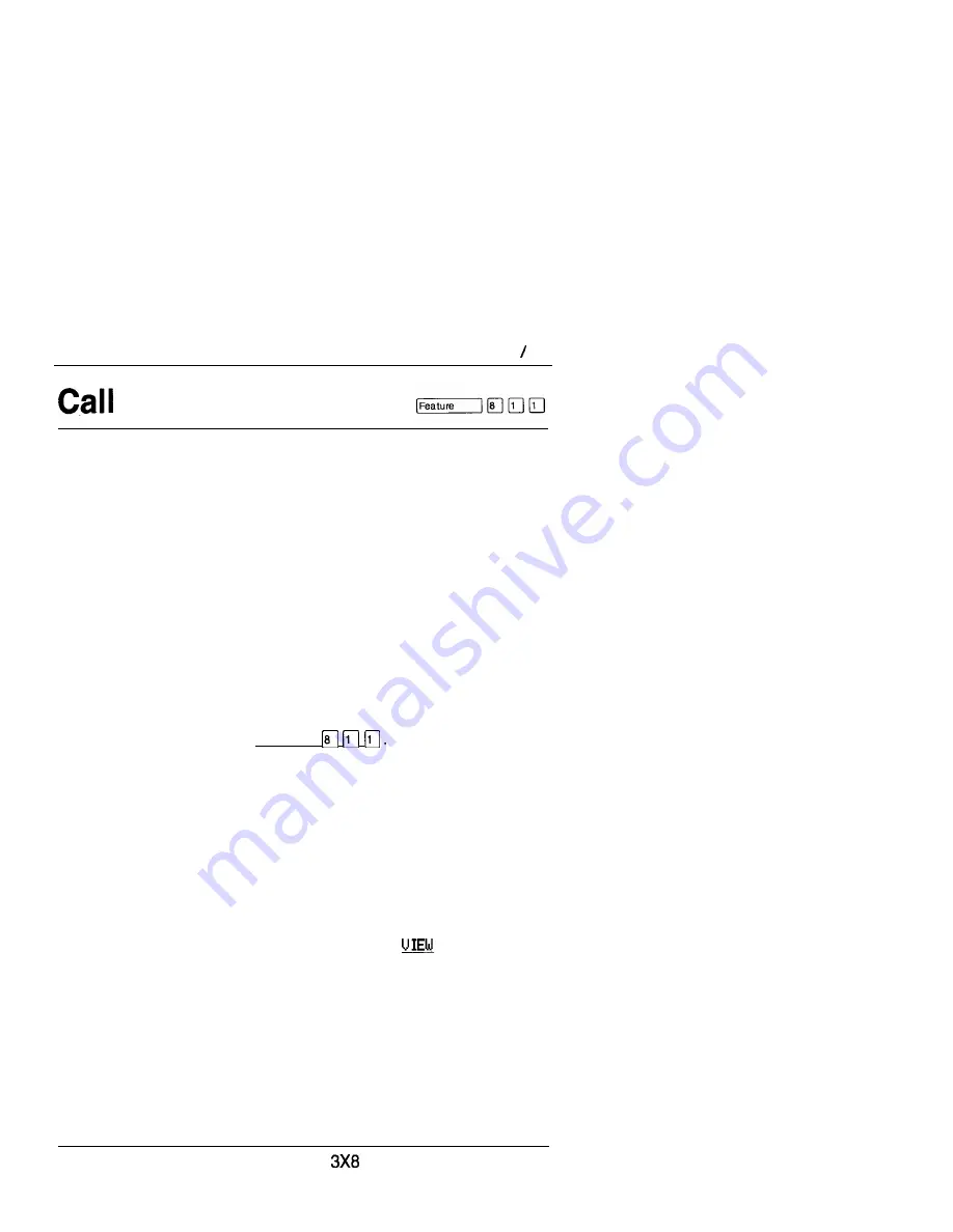 Northern Telecom 3X8 Owner'S Handbook Manual Download Page 92