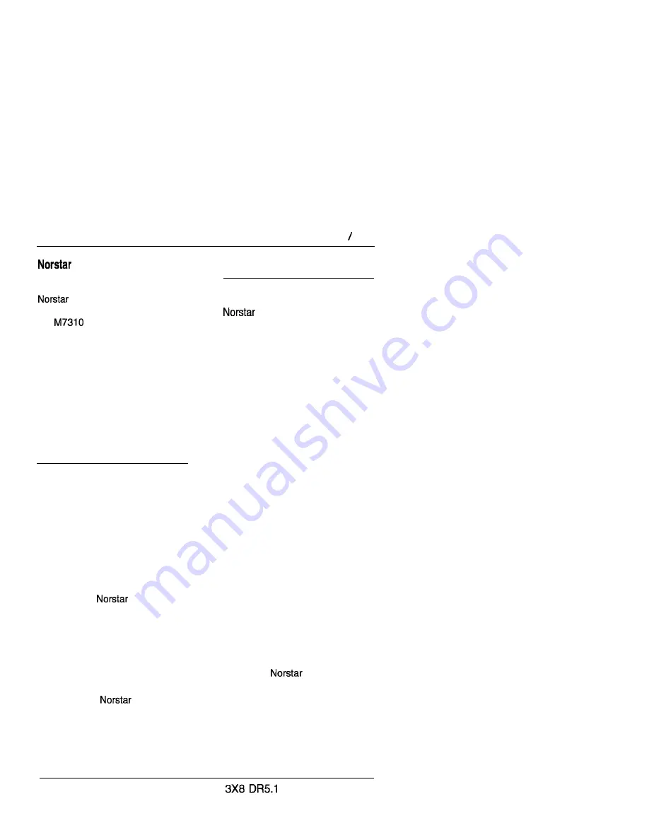 Northern Telecom 3X8 Owner'S Handbook Manual Download Page 221