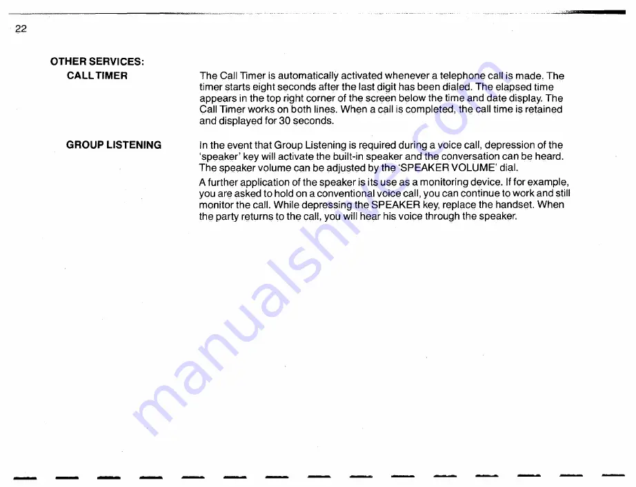 Northern Telecom DisplayPhone User Manual Download Page 24